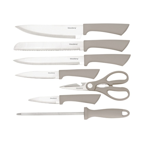 ZESTAW NOŻY W BLOKU AKACJOWYM KLAUSBERG KB-7984