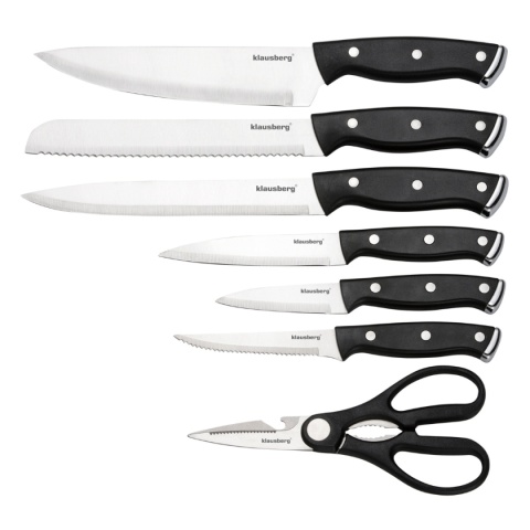 ZESTAW NOŻY KUCHENNYCH I DO STEKÓW W BLOKU KLAUSBERG KB-7985