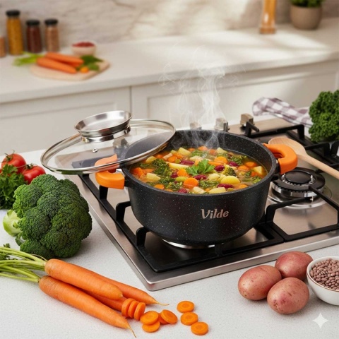 GARNEK GRANITOWY 2,1L Z POKRYWĄ Z AROMATYZEREM TERRUNA 199104