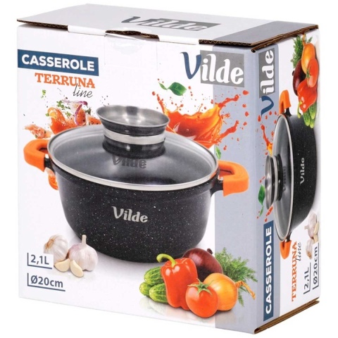 GARNEK GRANITOWY 2,1L Z POKRYWĄ Z AROMATYZEREM TERRUNA 199104