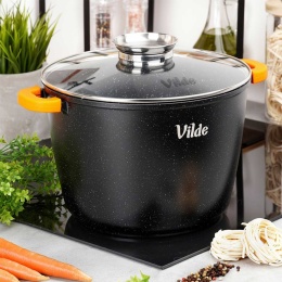 GARNEK GRANITOWY WYSOKI 9,7L 28cm Z POKRYWĄ Z AROMATYZEREM TERRUNA 199111