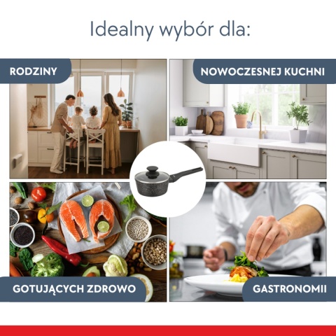 RONDELEK MARMUROWY 1,2l Z POKRYWĄ KLAUSBERG KB-7986