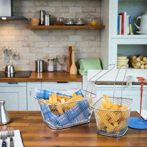 KOSZYK KOSZYCZEK DO SERWOWANIA FRYTEK 19x8x13,5 cm 124459