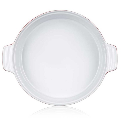 NACZYNIE CERAMICZNE GARNEK Z POKRYWĄ DO ZAPIEKANIA 26 cm 3L BANQUET CULINARIA