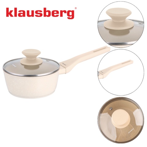 RONDELEK MARMUROWY 1,2l Z POKRYWĄ KLAUSBERG KB-7987