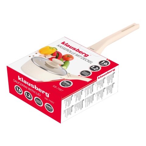 RONDELEK MARMUROWY 1,2l Z POKRYWĄ KLAUSBERG KB-7987