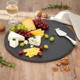 TALERZ TACA KAMIENNA OKRĄGŁA 30cm DO SERWOWANIA 139449