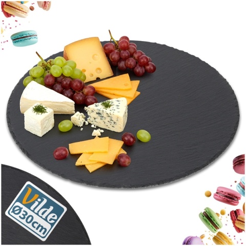 TALERZ TACA KAMIENNA OKRĄGŁA 30cm DO SERWOWANIA 139449