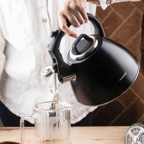 CZAJNIK STALOWY Z GWIZDKIEM 2,5L KLAUSBERG KB-7952