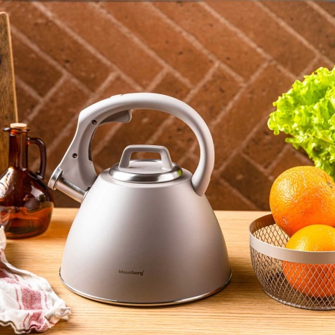 CZAJNIK STALOWY Z GWIZDKIEM 2,5L KLAUSBERG KB-7953