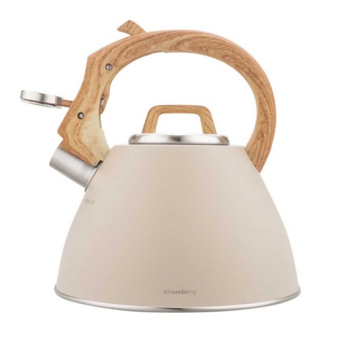 CZAJNIK STALOWY Z GWIZDKIEM 2,5L KLAUSBERG KB-7954
