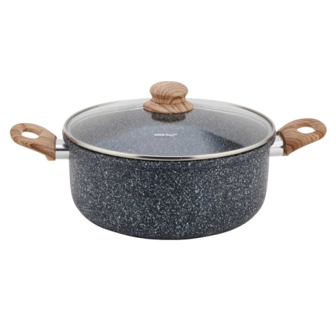 GARNEK MARMUROWY Z KOSZEM DO SMAŻENIA KINGHOFF KH-1985 4L