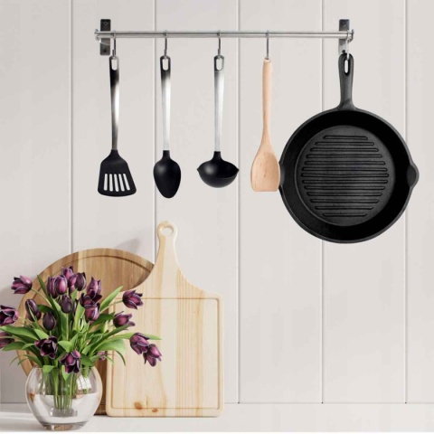 PATELNIA ŻELIWNA GRILLOWA HAGE 31cm INDUKCJA