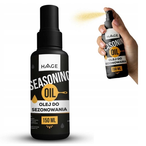 OLEJ 150ml DO KONSERWACJI SEZONOWANIA NACZYĆ ŻELIWNYCH
