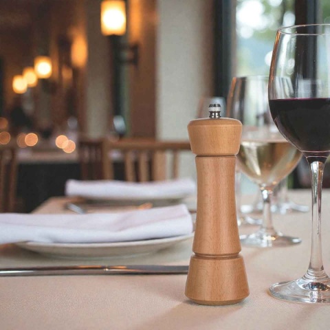 RĘCZNY MŁYNEK Z DREWNA DĘBOWEGO DO PIEPRZU SOLI BANQUET NATURAL