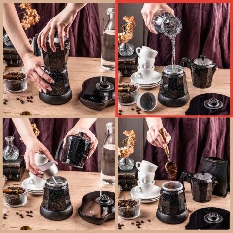 KAWIARKA ELEKTRYCZNA ESPRESSO 300ml KLAUSBERG KB-7998 500W