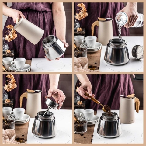 KAWIARKA ZAPARZACZ DO KAWY 600ml KLAUSBERG KB-7997 INDUKCJA