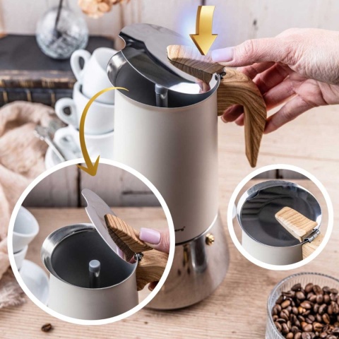 KAWIARKA ZAPARZACZ DO KAWY 600ml KLAUSBERG KB-7997 INDUKCJA