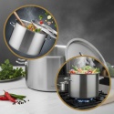GARNEK GASTRONOMICZNY Z POKRYWĄ STALOWĄ Ø25cm 9L KINGHOFF KH-2021