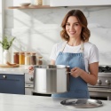 GARNEK GASTRONOMICZNY Z POKRYWĄ STALOWĄ Ø55cm 83L KINGHOFF KH-2029