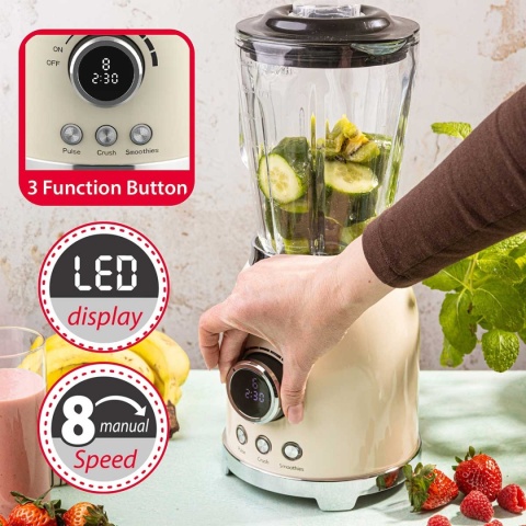 BLENDER KIELICHOWY WYŚWIETLACZ LED KLAUSBERG KB-9030 RETRO