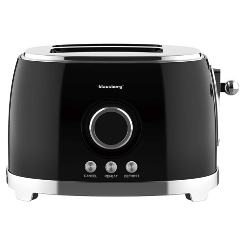 TOSTER OPIEKACZ NA 2 KROMKI WYŚWIETLACZ LED KLAUSBERG KB-9025 RETRO