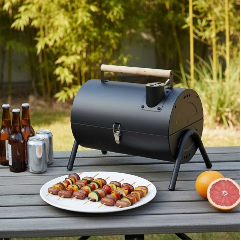 GRILL WĘGLOWY PRZENOŚNY SKŁADANY KINGHOFF KH-2032