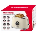 TOSTER OPIEKACZ NA 2 KROMKI WYŚWIETLACZ LED KLAUSBERG KB-9025 RETRO