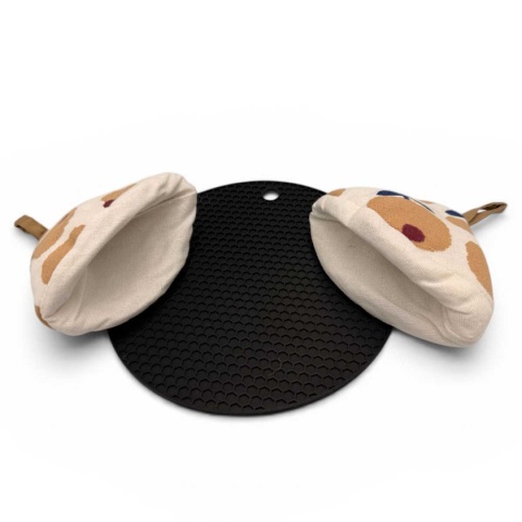 EMALIOWANY GARNEK ŻELIWNY 22cm 3L HAGE OLIWKOWY
