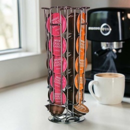 STOJAK ORGANIZER OBROTOWY NA 24 KAPSUŁKI DOLCE GUSTO BANQUET LINEA