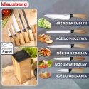 ZESTAW NOŻY KUCHENNYCH W BLOKU KLAUSBERG KB-9035