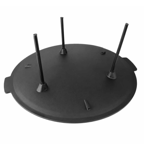 OKRĄGŁA ŻELIWNA PŁYTA GRILLOWA Ø 45cm NA NÓŻKACH DO OGNISKA