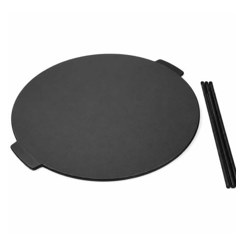 OKRĄGŁA ŻELIWNA PŁYTA GRILLOWA Ø 45cm NA NÓŻKACH DO OGNISKA
