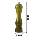 ZESTAW RĘCZNYCH MŁYNKÓW DO PIEPRZU I SOLI 22cm HAGE OLIVE