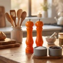 ZESTAW RĘCZNYCH MŁYNKÓW DO PIEPRZU I SOLI 22cm HAGE ORANGE