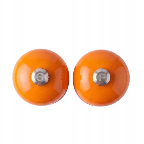 ZESTAW RĘCZNYCH MŁYNKÓW DO PIEPRZU I SOLI 22cm HAGE ORANGE