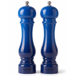 ZESTAW RĘCZNYCH MŁYNKÓW DO PIEPRZU I SOLI 22cm HAGE BLUE