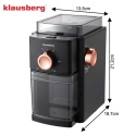 ELEKTRYCZNY MŁYNEK ŻARNOWY DO KAWY KLAUSBERG KB-9010