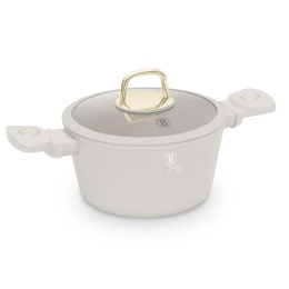GARNEK TYTANOWY Z POKRYWĄ 24cm BERLINGER HAUS BH-8071 SAHARA