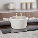 GARNEK TYTANOWY Z POKRYWĄ 24cm BERLINGER HAUS BH-8071 SAHARA