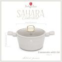 GARNEK TYTANOWY Z POKRYWĄ 24cm BERLINGER HAUS BH-8071 SAHARA