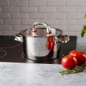 GARNEK STALOWY Z POKRYWĄ 20cm 3.2L VCASA VC-90104 SIERRA