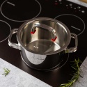 GARNEK STALOWY Z POKRYWĄ 20cm 3.2L VCASA VC-90104 SIERRA