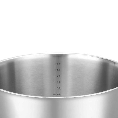 GARNEK STALOWY Z POKRYWĄ 24cm 5.2L VCASA VC-90105 SIERRA