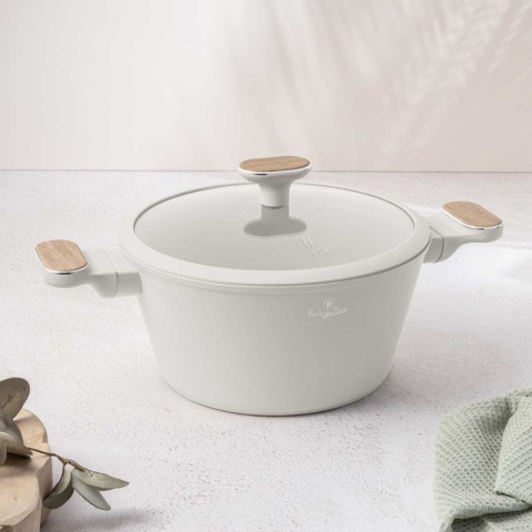 GARNEK TYTANOWY Z POKRYWĄ 24cm BERLINGER HAUS BH-8320 SAHARA NORDIC
