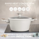 GARNEK TYTANOWY Z POKRYWĄ 24cm BERLINGER HAUS BH-8320 SAHARA NORDIC