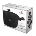 GARNEK TYTANOWY Z POKRYWĄ 28cm BERLINGER HAUS BH-8359 BLACK ROSE