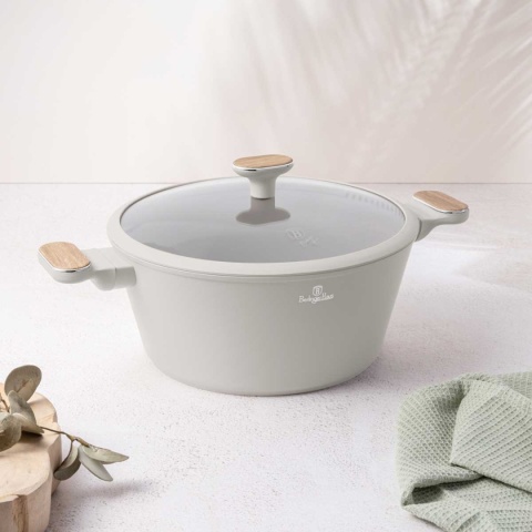 GARNEK TYTANOWY Z POKRYWĄ 28cm BERLINGER HAUS BH-8321 SAHARA NORDIC