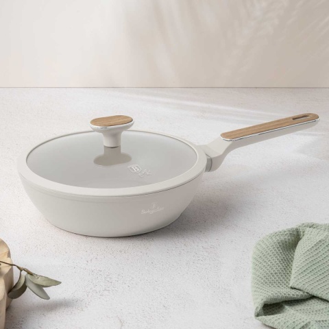 GŁĘBOKA PATELNIA TYTANOWA 24cm BERLINGER HAUS BH-8314 SAHARA NORDIC