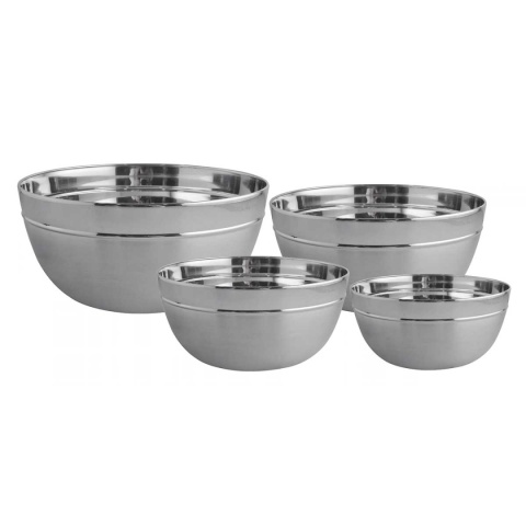 KOMPLET STALOWYCH MISEK KUCHENNYCH 16/20/22 cm KLAUSBERG KB-9053
